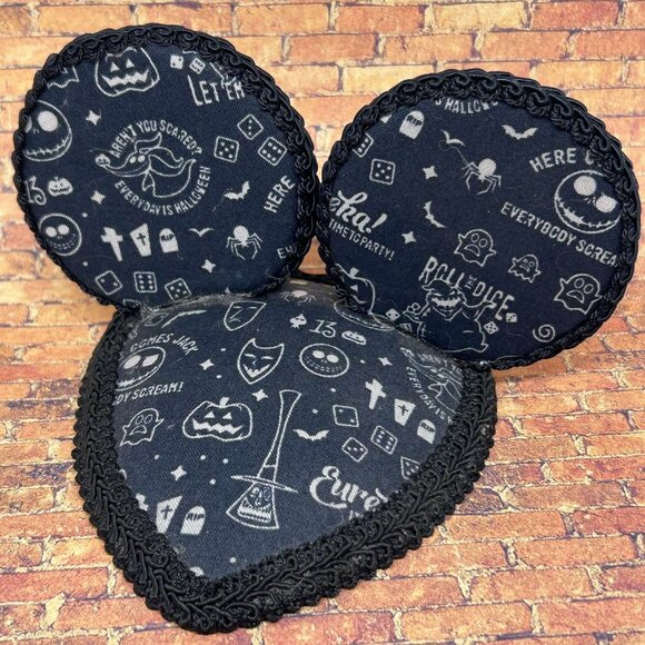 Nightmare Before Christmas HANDMADE Mouse Ear Hat/ Fascinator Hat - Picture 1 of 5